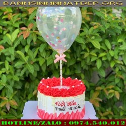 Bánh kem tươi tặng sinh nhật Bạn Gái dễ thương - KR50